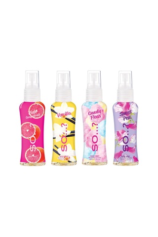 Body Mist Mini Vücut Spreyi Hediye Seti 4x50ml