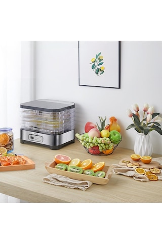 Mioji Mio Fd5 Ayarlanabilir Sıcaklıklı, 5 Raflı, Meyve, Sebze Ve Et Kurutma Makinesi