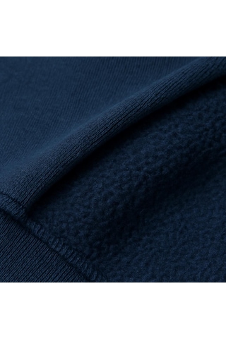 Classics Men Unisex Relax Fit Rahat Kesim Pamuklu Yarım Fermuarlı Dik Yaka Sweatshirt Lacivert Lacivert