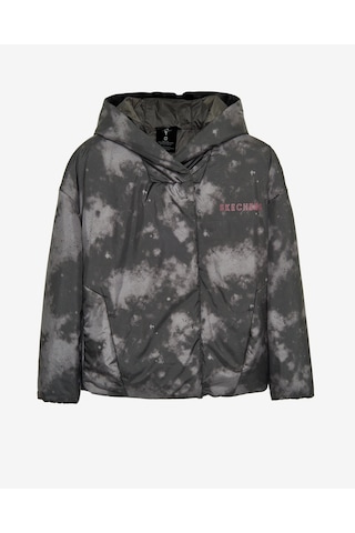 Skechers W Outerwear Padded Jacket Kadın Siyah Mont S242235-001 Siyah