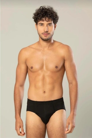Erdem 1300 Erkek Penye Slip Külot 12 Adet Siyah