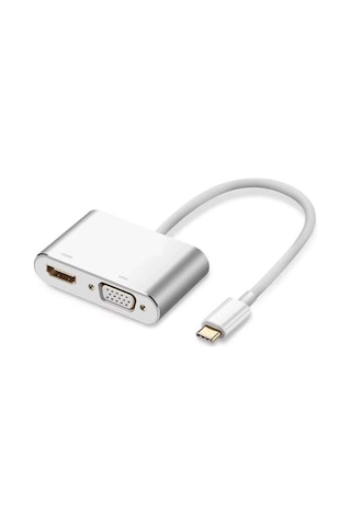 Netojen Nt-430 Type-c To Hdmı & Vga Converter
