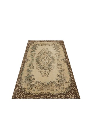 Gerçek El Dokuma Eskitme Halı 112 X 205 Cm 9288