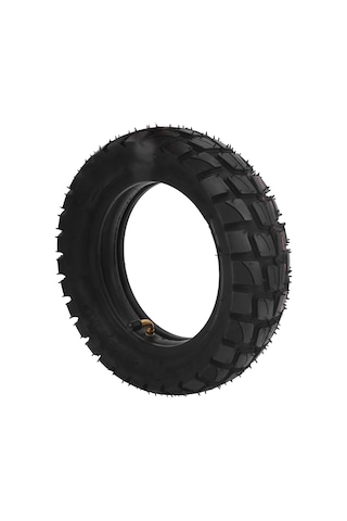 Wezone 10 İnç Elektrikli Kaykay Lastiği Ve İç Lastik - Kauçuk Malzeme, Güçlü Tutuş, Şok Emici, 242mm Çapı