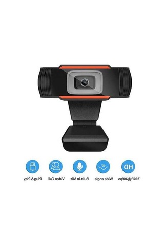 Fortunelane 720p Hd Usb Web Kamerası, Dahili Gürültü Azaltıcı Mikrofona Sahip, Pc İçin Sürücü Gerektirmeyen, Dış Kaméra