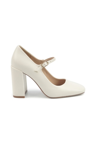 Nine West Edgar 5pr Kırık Beyaz Kadın Topuklu Ayakkabı 000000000102012084 Beyaz