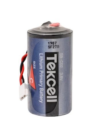 Tekcell 3.6V Sb-C02 - C Boy 1S1P Li-Socı2 Lithium Sayaç Pili