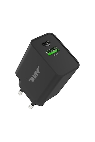 Buff Bl60-1uc 20w Hızlı Şarj Cihazı Siyah
