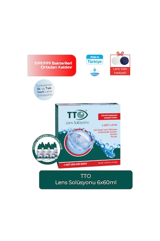 TTO Lens Solüsyonu 6 x 60 ML