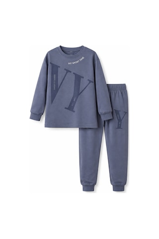 Remsa Erkek Çocuk Garson Boy Pamuk Penye Pijama Takımı 4224 İndigo İndigo