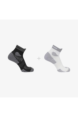 Salomon Aero Ankle 2 Pack Unisex Çorap Black Lc2627000 Beyaz