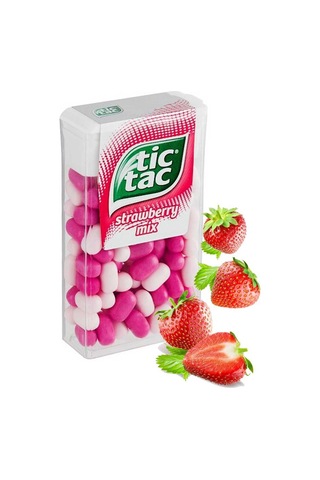 Tic Tac Çilek Aromalı Şeker 18 Gr. (1 Adet)