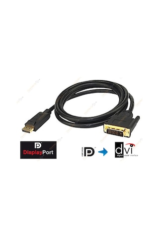 Displayport To Dvi Çevirici Kablo - Dp To Dvi 3M