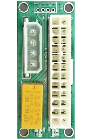24 Pin To 4 Pin 2 Atx Güç Kaynağı Birleştirici