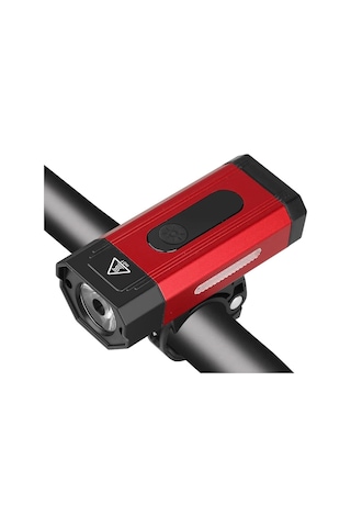 Xbyc 6127 800 Lümen Bisiklet Ön Lamba Far Aydınlatma Usb Şarjlı Kırmızı Siyah
