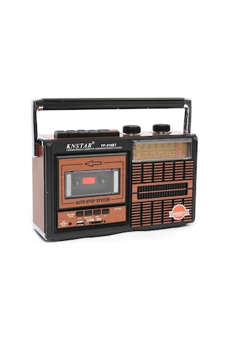 Nostalji Tasarımlı Kaset Ve Müzik Çalar Knstar Fp-319 Kaset-bluetooth-usb-sd-fm