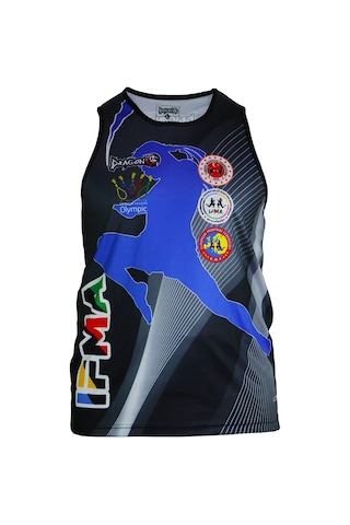 Dragondo 4578 Ifma Muay Thai Atlet Muay Thai Maç Atleti Mavi
