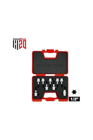 İzeltaş 1/2 Lokmalı Torx Uç Takımı (60mm 9 Parça) - 1113006009