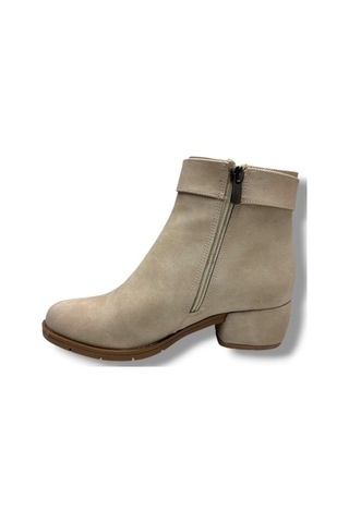 Erbay 535-26 Yağlı Deri Trend Fashion Kadın Bot Bej