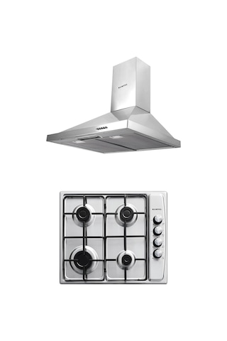 Kumtel KO-410 BF - DP6-X Inox Ankastre Set