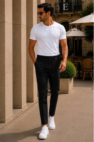 Danger Erkek Premium Poliamid Kumaş Comfort Fit Jogger Siyah Pantolon - 252dngr