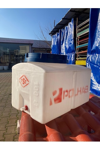 Polhas 100 Litre Karavan Su Deposu + Vana