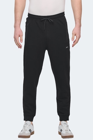 Slazenger Ofer In Erkek Fermuar Cepli Siyah Eşofman Altı Siyah