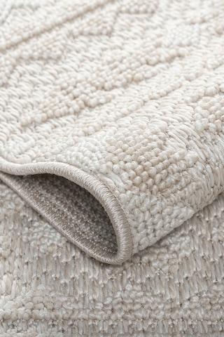 Badelya Home Krem Bej İskandinav Modern Tasarım Sisal Bukle Özel Ölçü Salon Oturma Odası Koridor Halısı Yolluk