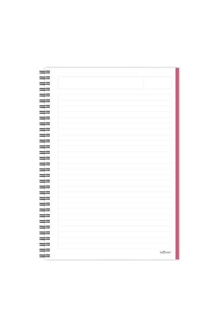 3'lü Okul Defteri Seti A4 2 Çizgili1 Kareli Çok Renkli