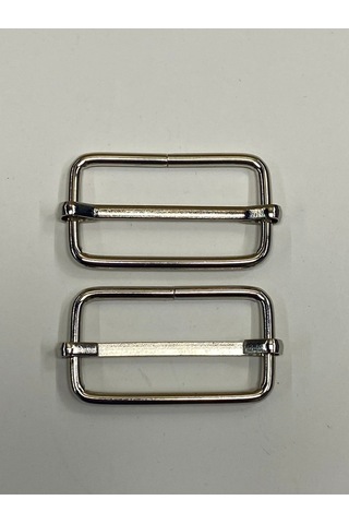 Karantuhafiye Çanta Sürgüsü / Ayar Tokası / 2 Li Set / 3 Cm Antrasit 3 Cm Gümüş 3 Cm Gümüş Çok Renkli