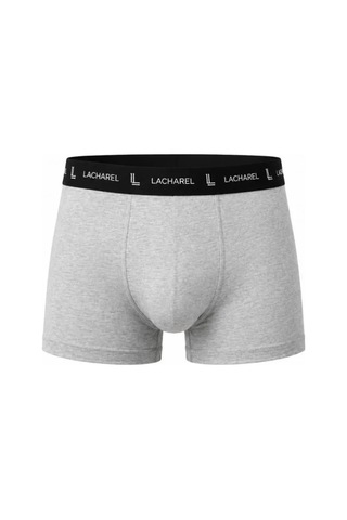 Suma Erkek Likralı Pamuklu Nefes Alan Penye Boxer 3lü Paket - Gri