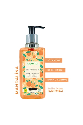 Agarta Doğal 500 ML Mandalina Sıvı Sabun