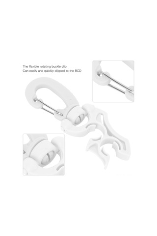 Kangvka Su Altı Regülatör Hortum Kolu - Bc Ye Hızlı Takılır - 2 Hortumu Sabıtler - Dayanıklı Plastik - Su Altı Ekipmanı