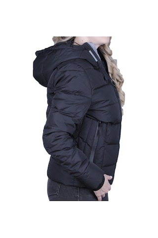 Lumberjack Apreskı Coat Siyah Kadın Kısa Kaban 100559602 Mont Siyah Siyah Siyah Siyah