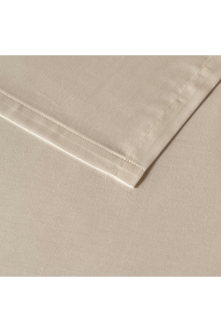 Basic Ranforce Düz%100 Pamuk Ranforce Çarşaf, Krem, King Size 260x280 Cm Çok Renkli