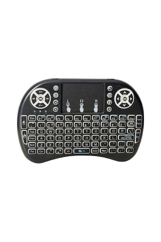 Hello HL-19485 Kablosuz Işıklı Dokunmatik Mini Q Klavye