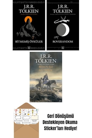 Bitmemiş Öyküler + Roverandom Siyah Kapak + Beren İle Luthien