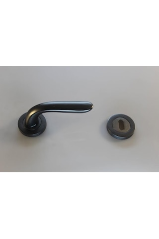 Bora Oda Antrasit Rozetli Kapı Kolu