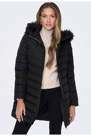 Only Onlellan Quılt Hood Fur Coat Lıfe Cc Otw 001