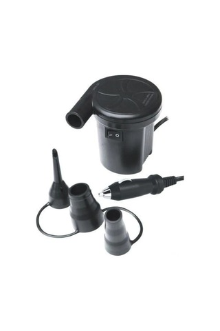 Yaozixa 50w Araçlı Elektrikli Hava Pompa, Hızlı Şişirme/boşaltma Fonksiyonu, 280l/dak Akış, Abs Malzeme,野営 Ve Ev Kullanıma Uygun, 3 Adet Uyumlu Uç