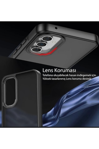 Newface Samsung Galaxy Uyumlu A05s Kılıf Elegant Kapak Semeglbl - 64 - Pudra