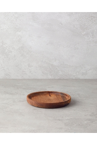 Timbered Akasya Sunumluk 15x2 Cm Kahverengi Kahverengi