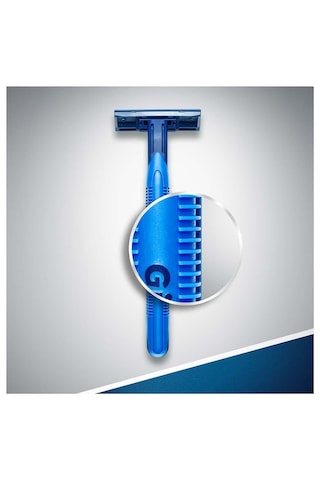 Gillette Blue2 Plus Erkek Kullan At Tıraş Bıçağı 5+2 7'li, Krom Kaplamalı
