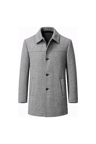 Classics Men Claassics Men Erkek Regular Fit Kaşe Kaban Ceket - 7531 Gri