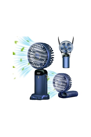 Jzcat Ayarlanabilir Usb Şarj Edilebilir 5000mah Küçük Masa Fanı