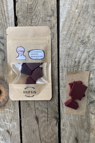 Rufus Concept Koyu Kırmızı Granül Mum Boyası ( 20 gr )