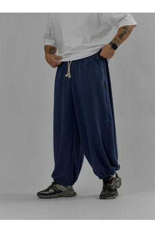 Cocopelli Lacivert Oversize Baggy Erkek Pantolon Coc3417