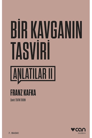 Bir Kavganın Tasviri - Franz Kafka - Can Yayınları