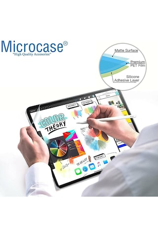 Microcase Samsung Uyumlu Galaxy Tab A11 8.7 İnch Tablet Tablet Paper Like Pencil Destekli Kağıt Hissi Veren Mat Ekran Koruyucu - Al3289