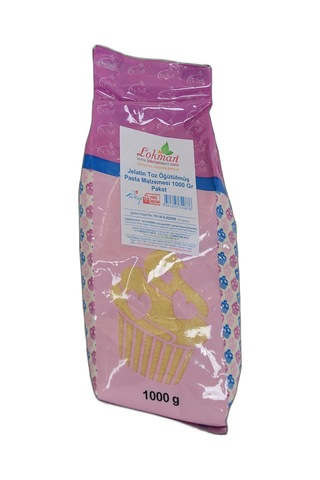 Lokman Avm Jelatin Toz Öğütülmüş Pasta Malzemesi 1 KG